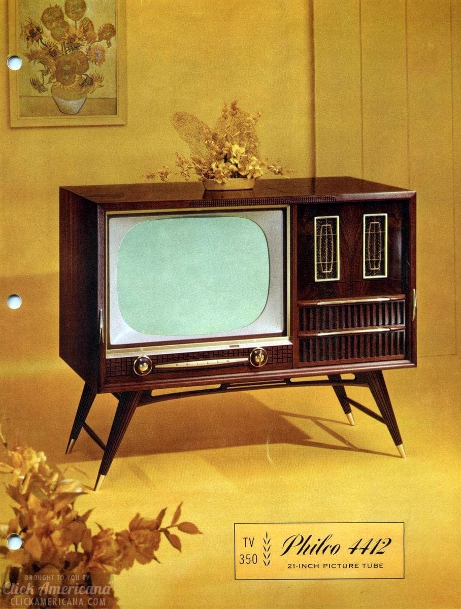 50 vintage television sets from the 1950s Wonders of the world in