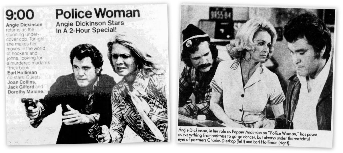 The 1970s Police Woman TV series inspired a real-world shift in law enforcement 8 Police Woman vintage 1970s TV series ads via ClickAmericana com