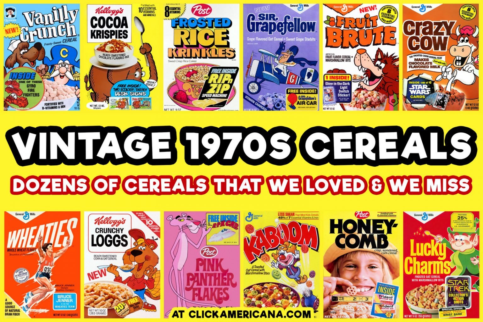 70 popular vintage 1970s cereals we loved & we miss Click Americana