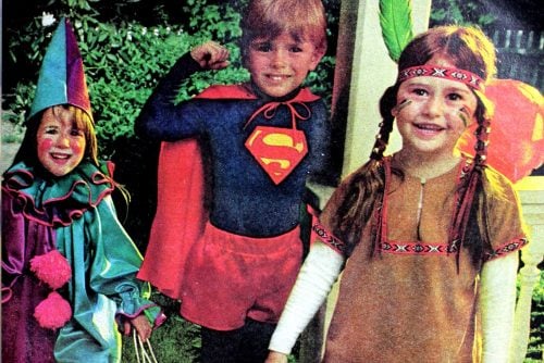 Popular vintage 70s Halloween costumes for kids that you could sew