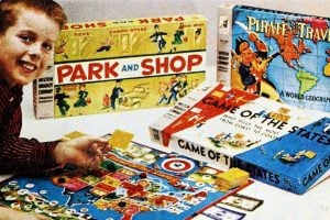 Popular vintage board games from the '50s