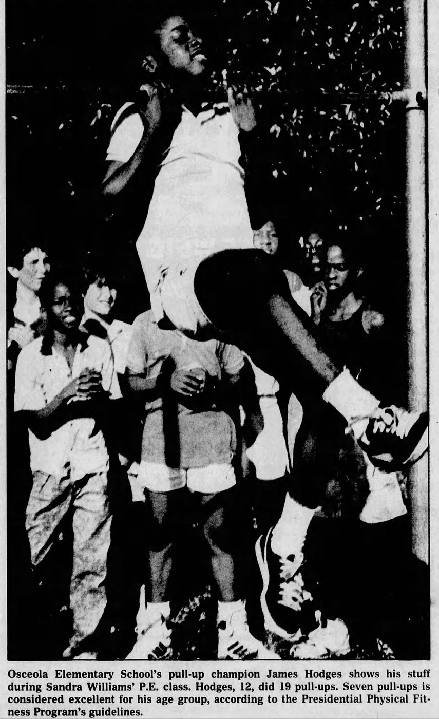 Presidential physical fitness award memories will take you straight back to gym class (1966-1987) 3 Indian River Press Journal (Vero Beach, Florida) January 23, 1989