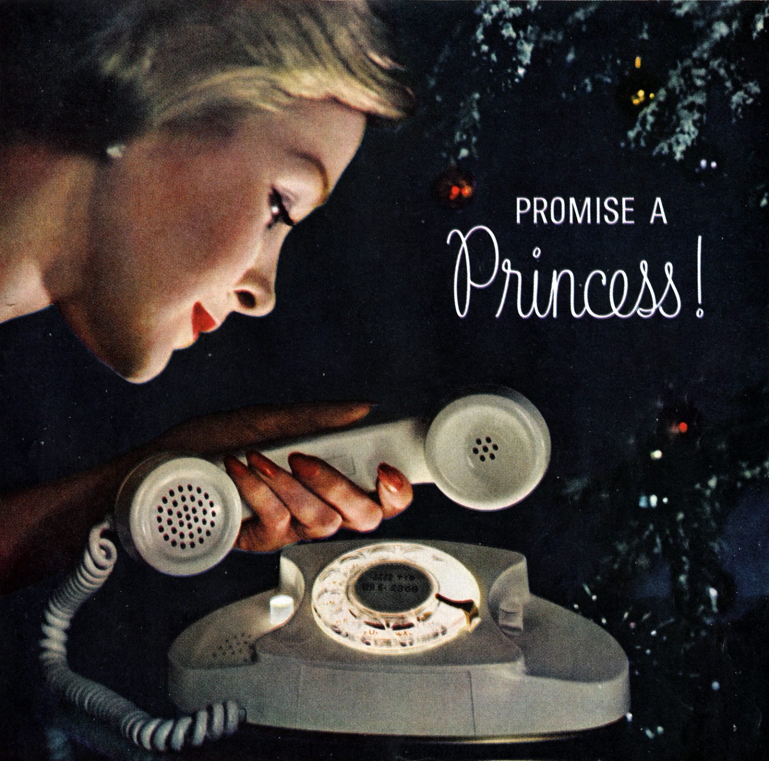 Vintage Princess phones Remember the colorful telephones with a lit dial from the 60s? Click