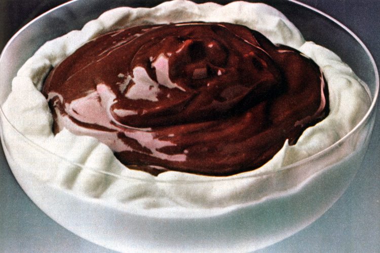 Pudding in a cloud Retro dessert recipe from 1982 Click Americana