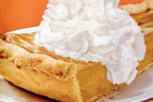 Pumpkin pie whipped cream - 1950s
