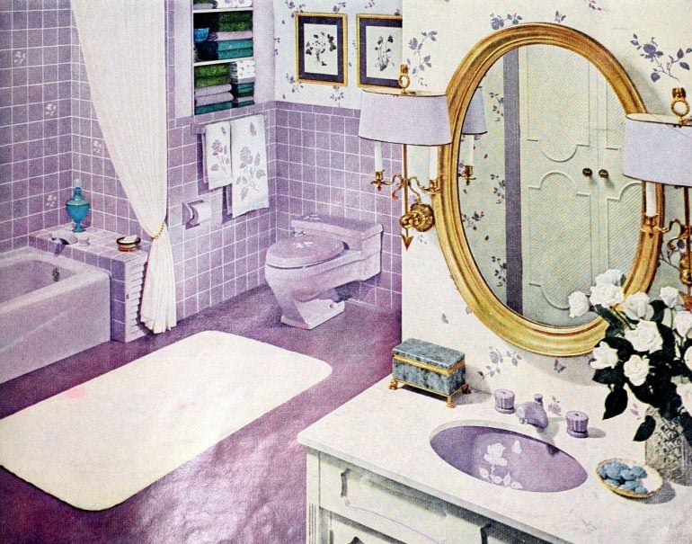 Fantastic retro 1970s bathroom decor styles & ideas Click Americana
