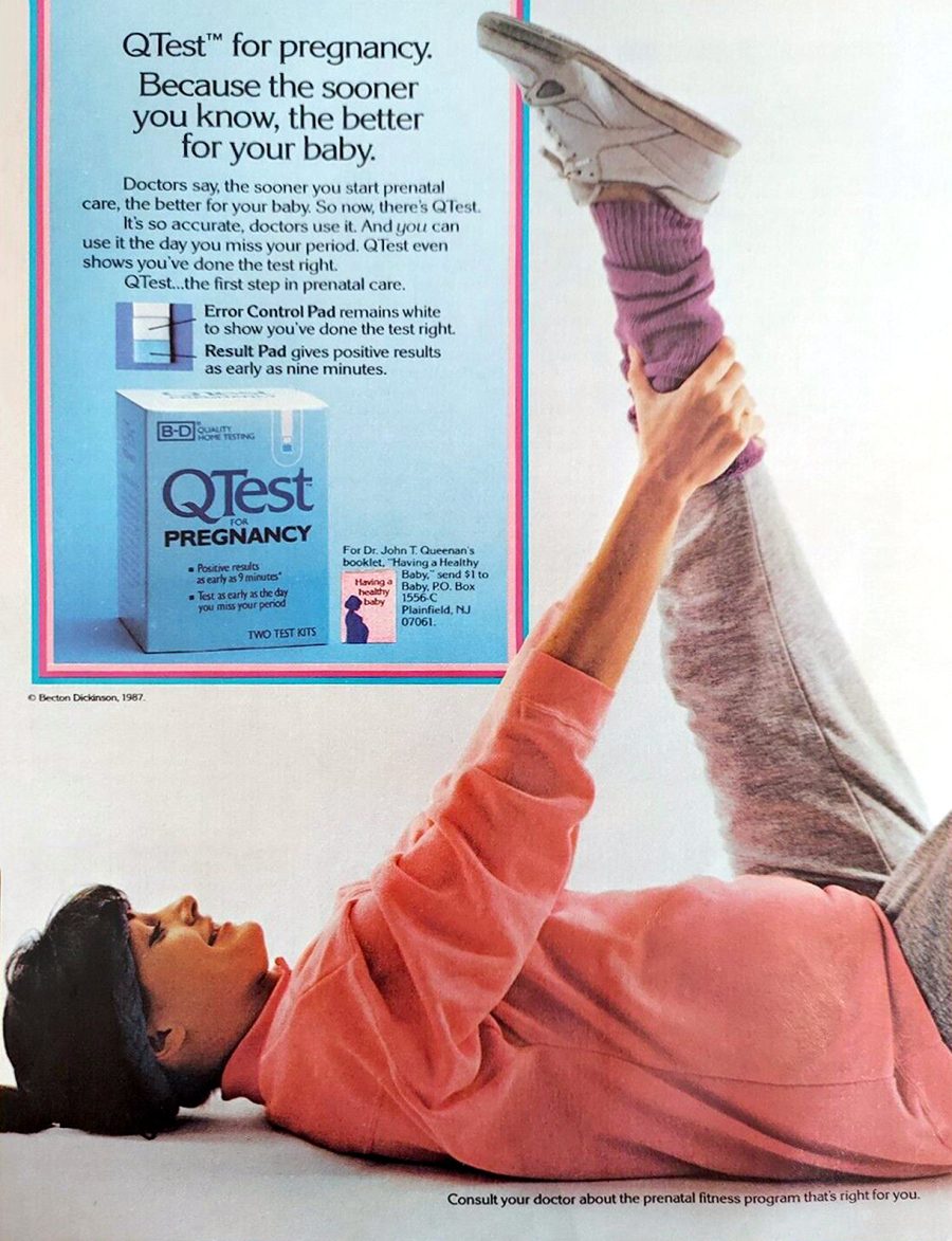 See old pregnancy test sticks from the 80s & 90s that were easier to