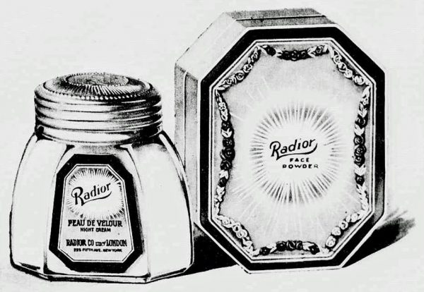 Spray Radium Bad idea department: Radioactive face cream & radium face powder (1919 ...
