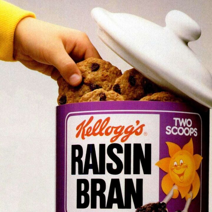 Raisin Bran cookies - vintage recipe