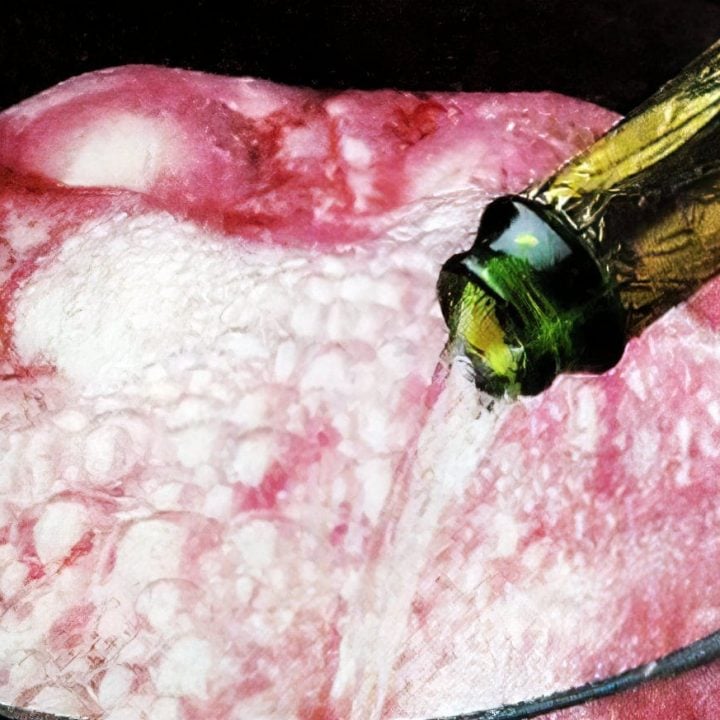 Raspberry champagne punch vintage recipe (1989)