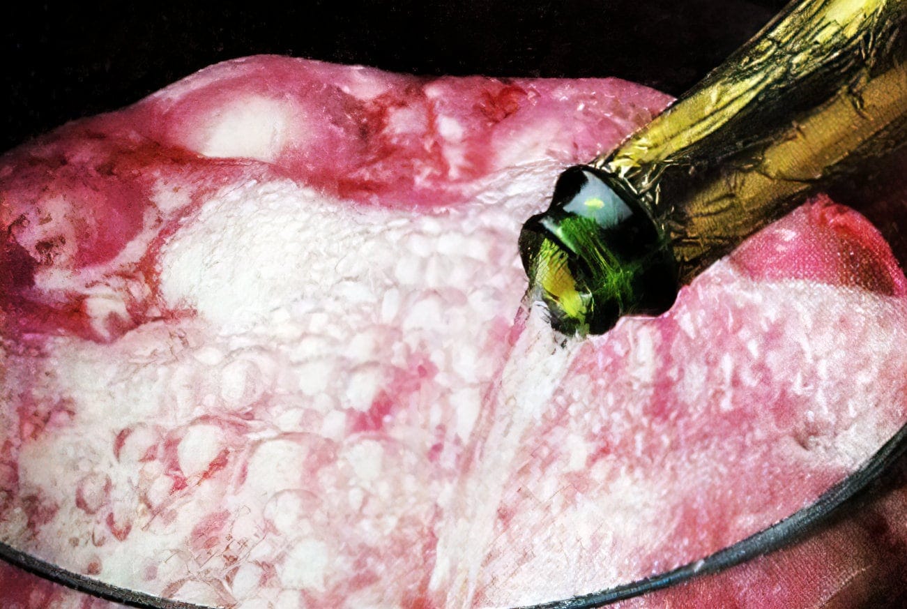 Raspberry champagne punch vintage recipe (1989)