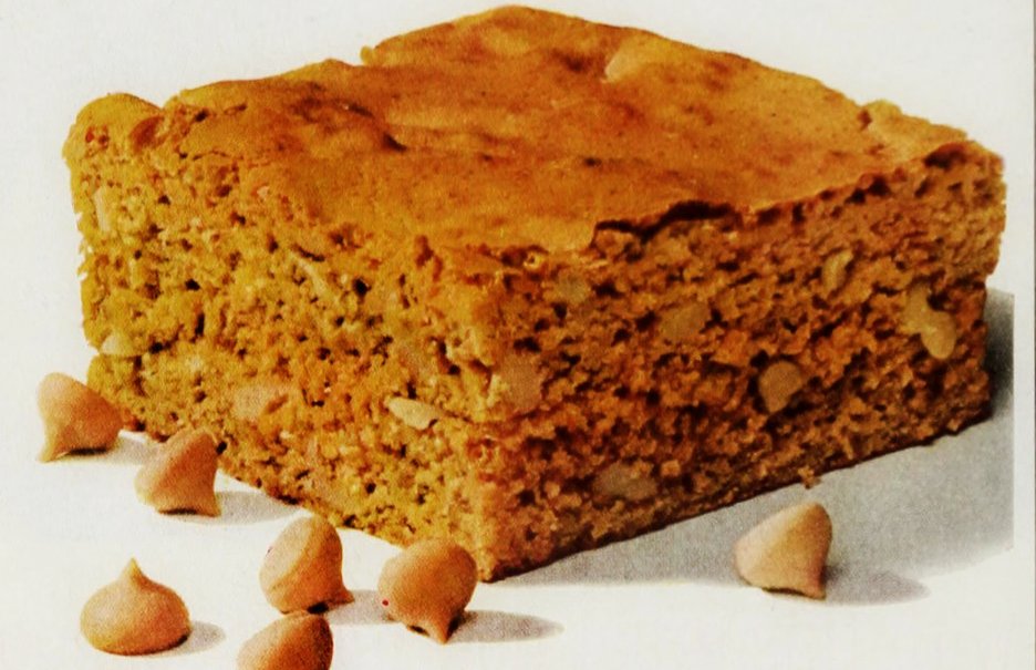 Classic Bonnie butterscotch brownies - a retro recipe from the '60s - Click Americana