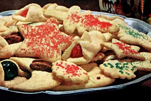 Recipe for easy sugar cookies made with vegetable oil (1964)