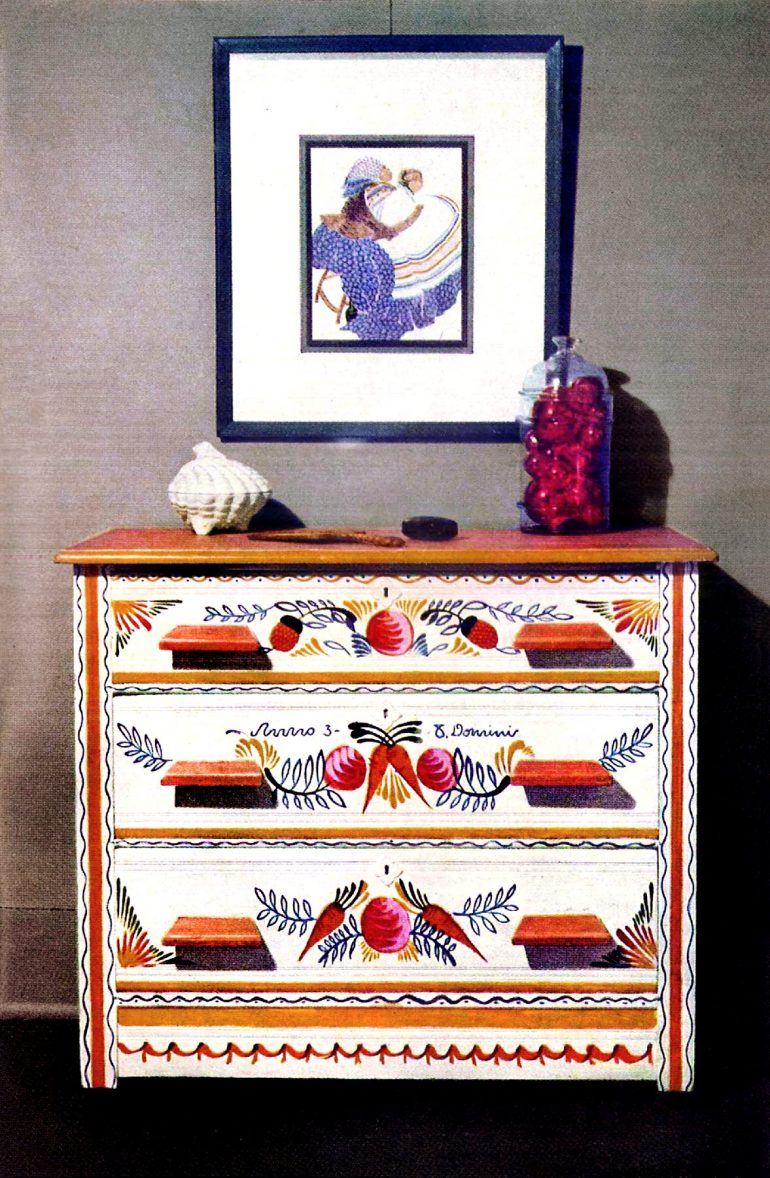 Folkart painted furniture Upcycle & renew furniture with tips from