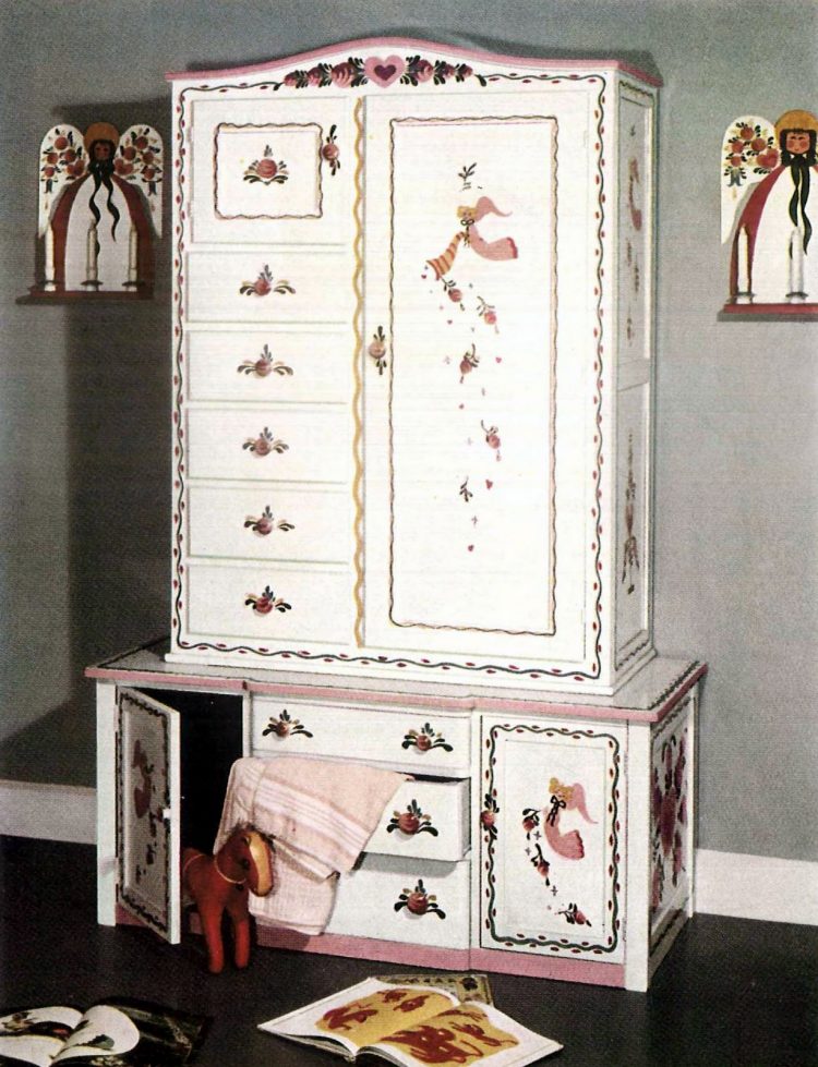 Folkart painted furniture Upcycle & renew furniture with tips from