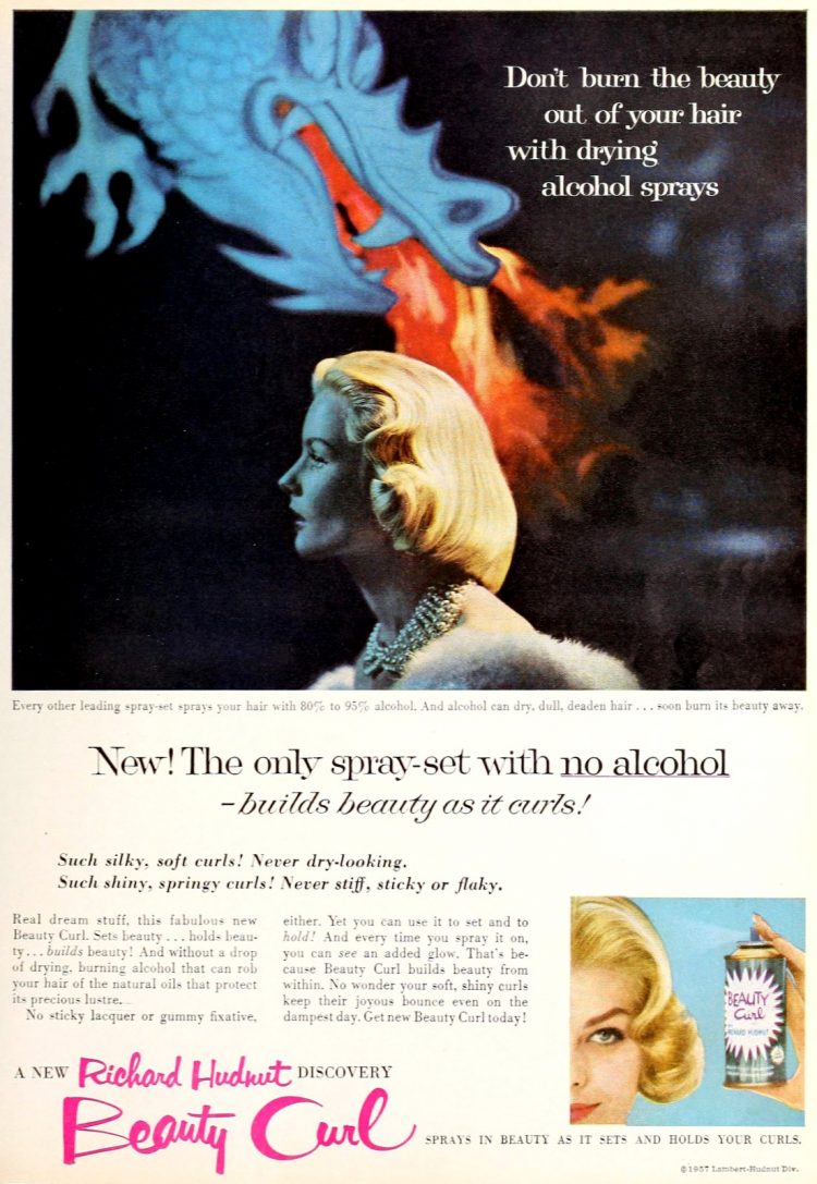 1950s hairspray brands See the most popular styling products they used