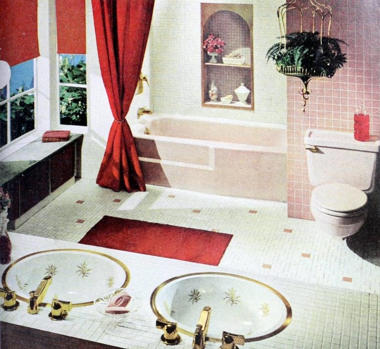 50 vintage 1960s bathroom tile design ideas - Click Americana