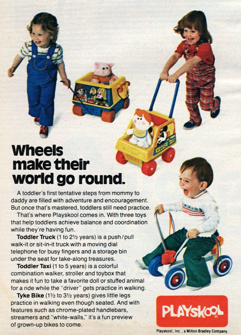 Vintage 1970s Playskool toys, dolls, rideons & other fun for kids Click Americana