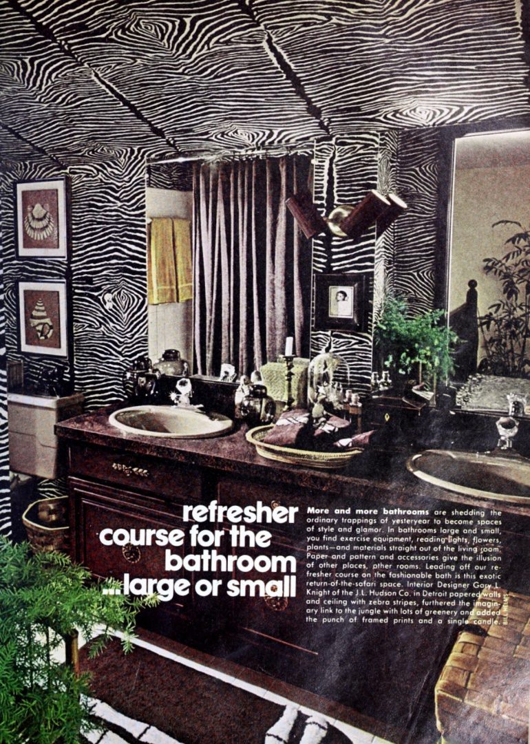 Fantastic retro 1970s bathroom decor styles & ideas - Click Americana