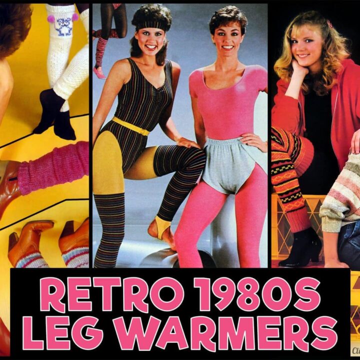 Retro 1980s leg warmers