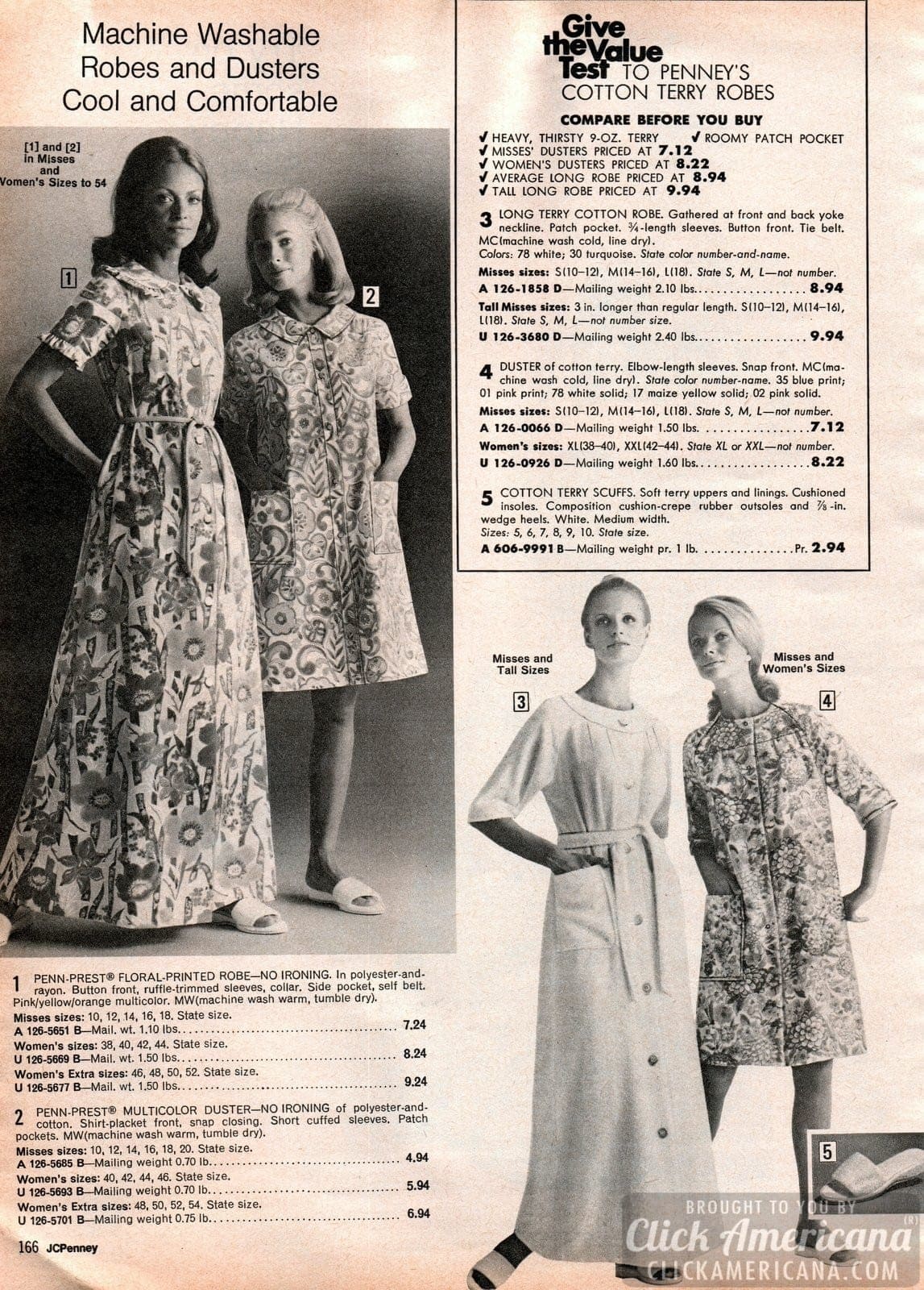 Swimsuits, sleepwear & '70s lingerie from the 1973 JC Penney catalog