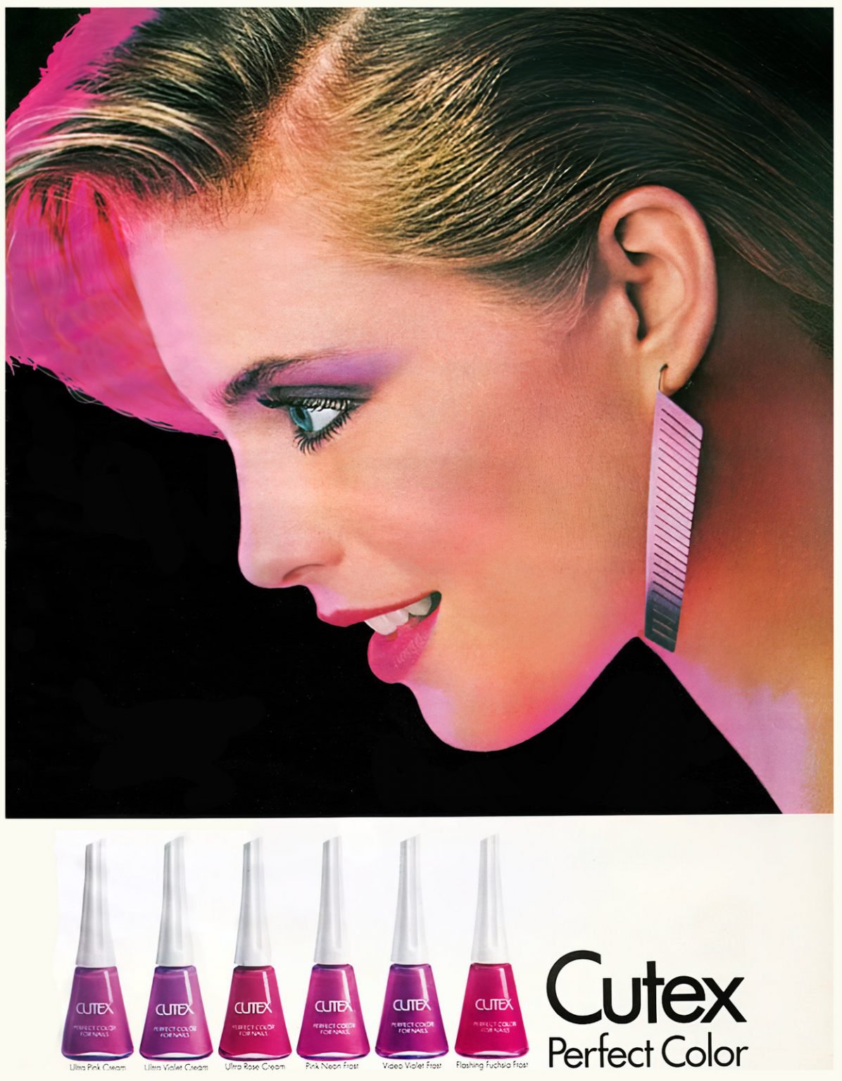 Nail polish ads from the 