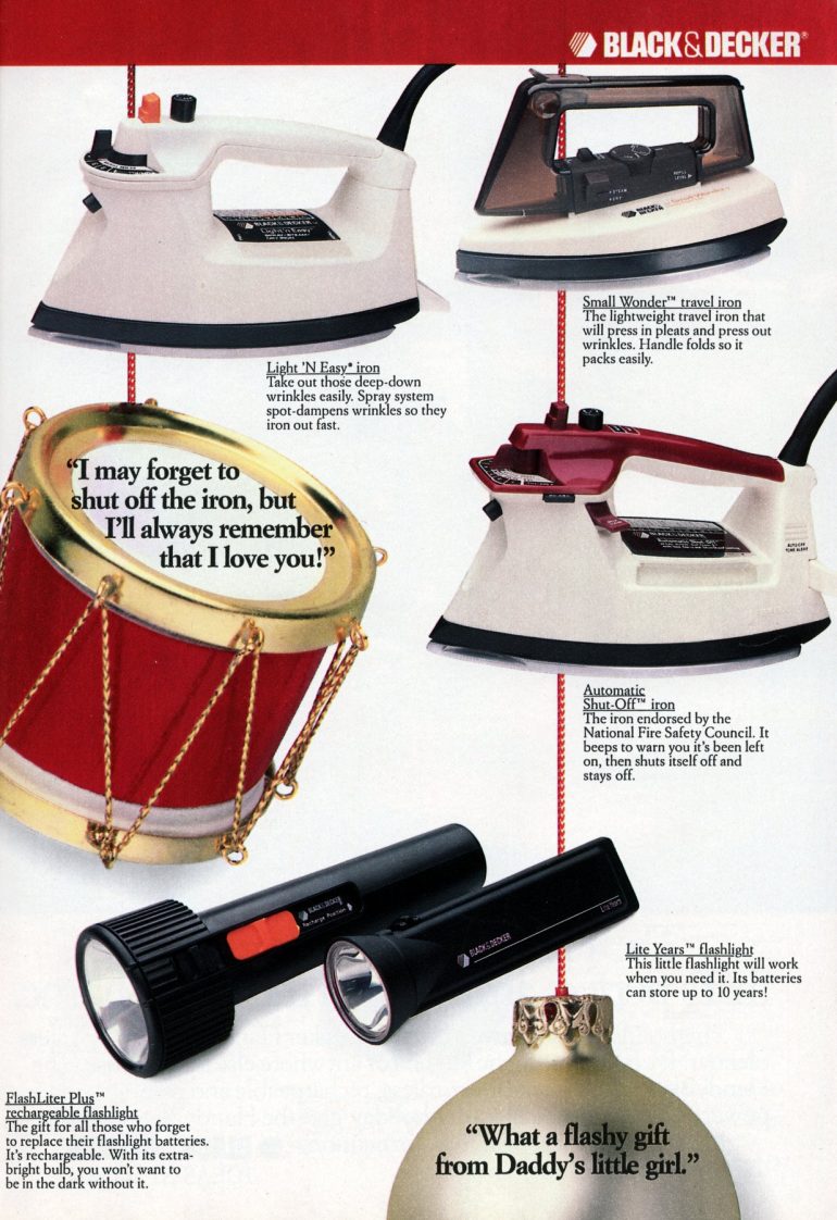 25 popular vintage Black & Decker electronics and appliances from 1987