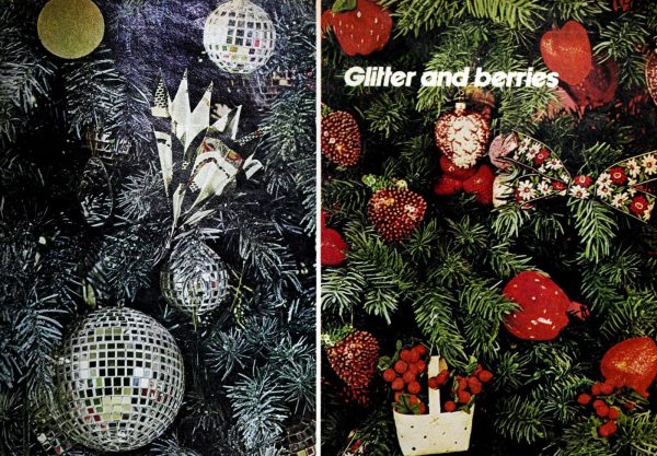 Christmas Trees In The 70s See 55 Fun Flashy Whimsical Trends We Retro Christmas Trees From 1975 3 600x417