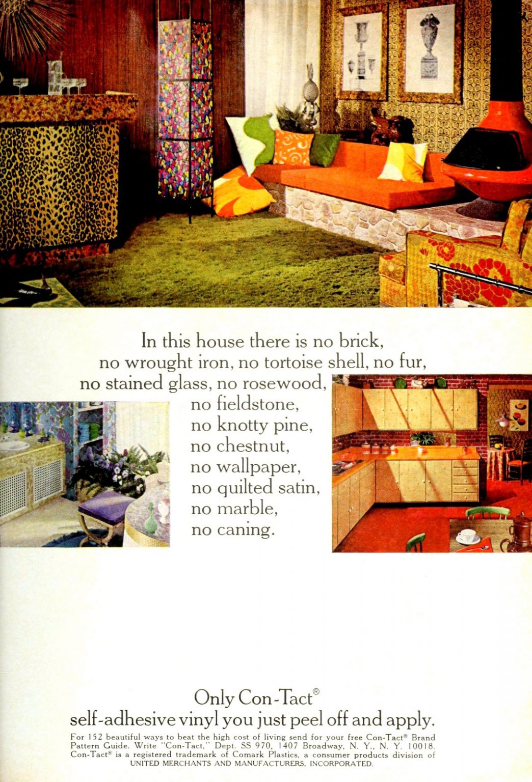 Not just shelf liner Retro ConTact paper was an easy home decor