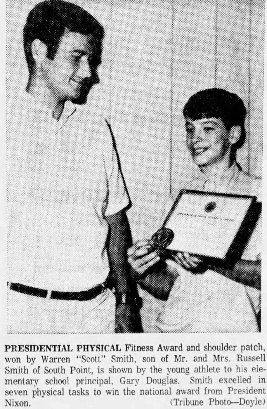Presidential physical fitness award memories will take you straight back to gym class (1966-1987) 4 Retro Presidential Physical Fitness winner in 1970 - via Click Americana