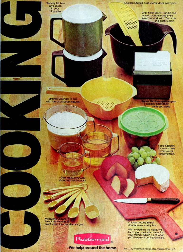 Retro Rubbermaid food storage & kitchen gadgets from the '70s & '80s ...