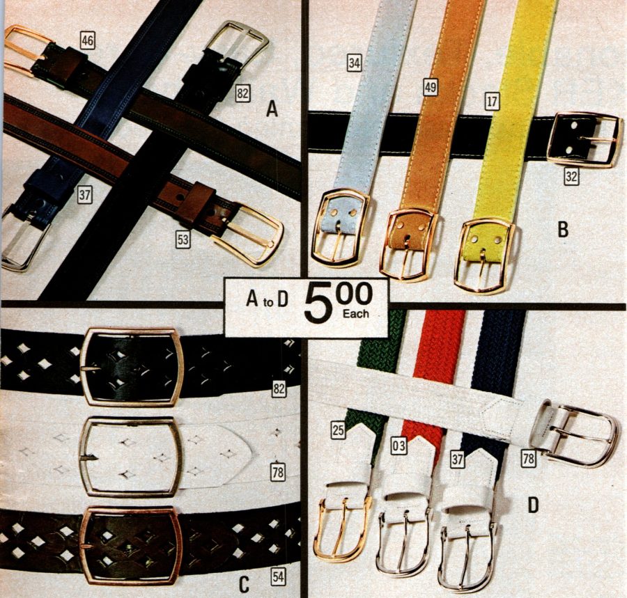 70s Rocker Belt 1960s & 1970s belts like these still inspire fashion trends for men ...
