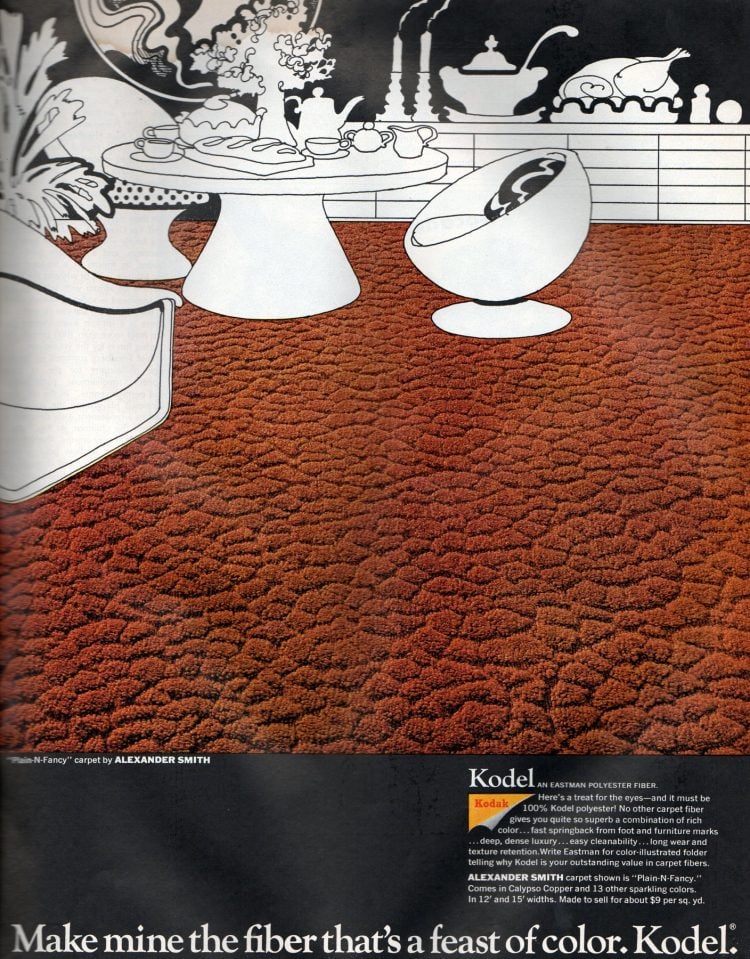 See 70 vintage sculptured & textured carpets that gave homes an oldfashioned look Click Americana