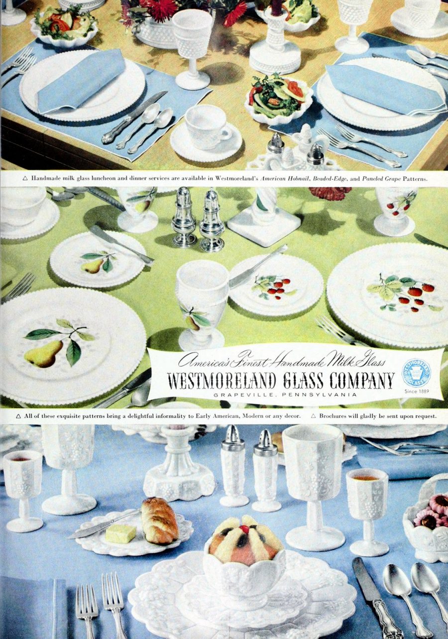 Westmoreland milk glass is trending again! Check out these