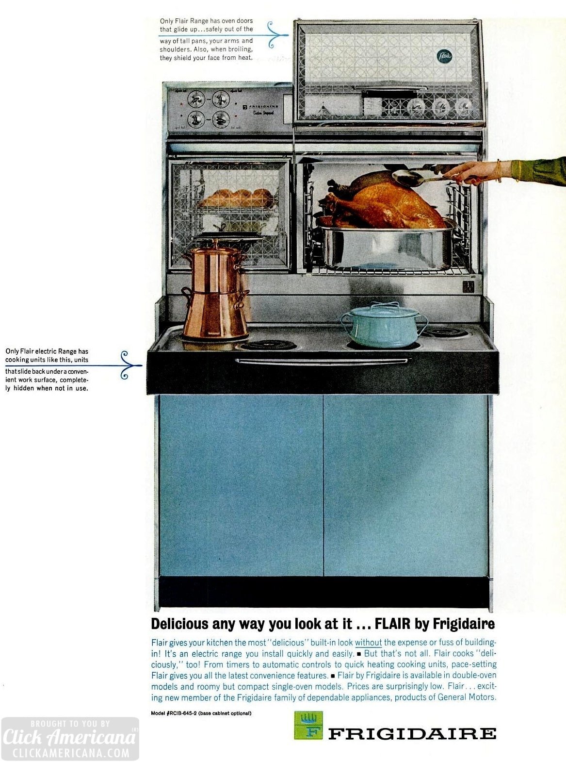 8 vintage sixties kitchens with Flair ranges Pullout electric stoves