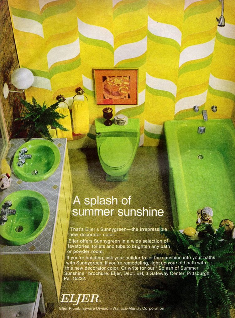 Fantastic retro 1970s bathroom decor ideas that are wonderfully weird ...