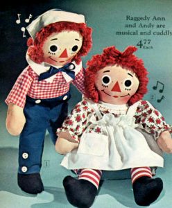 The Raggedy Ann doll has been charming children for over 100 years