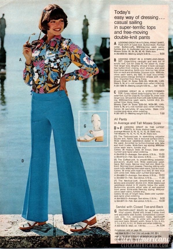Bellbottoms & beyond Wild pants for women that were high fashion in