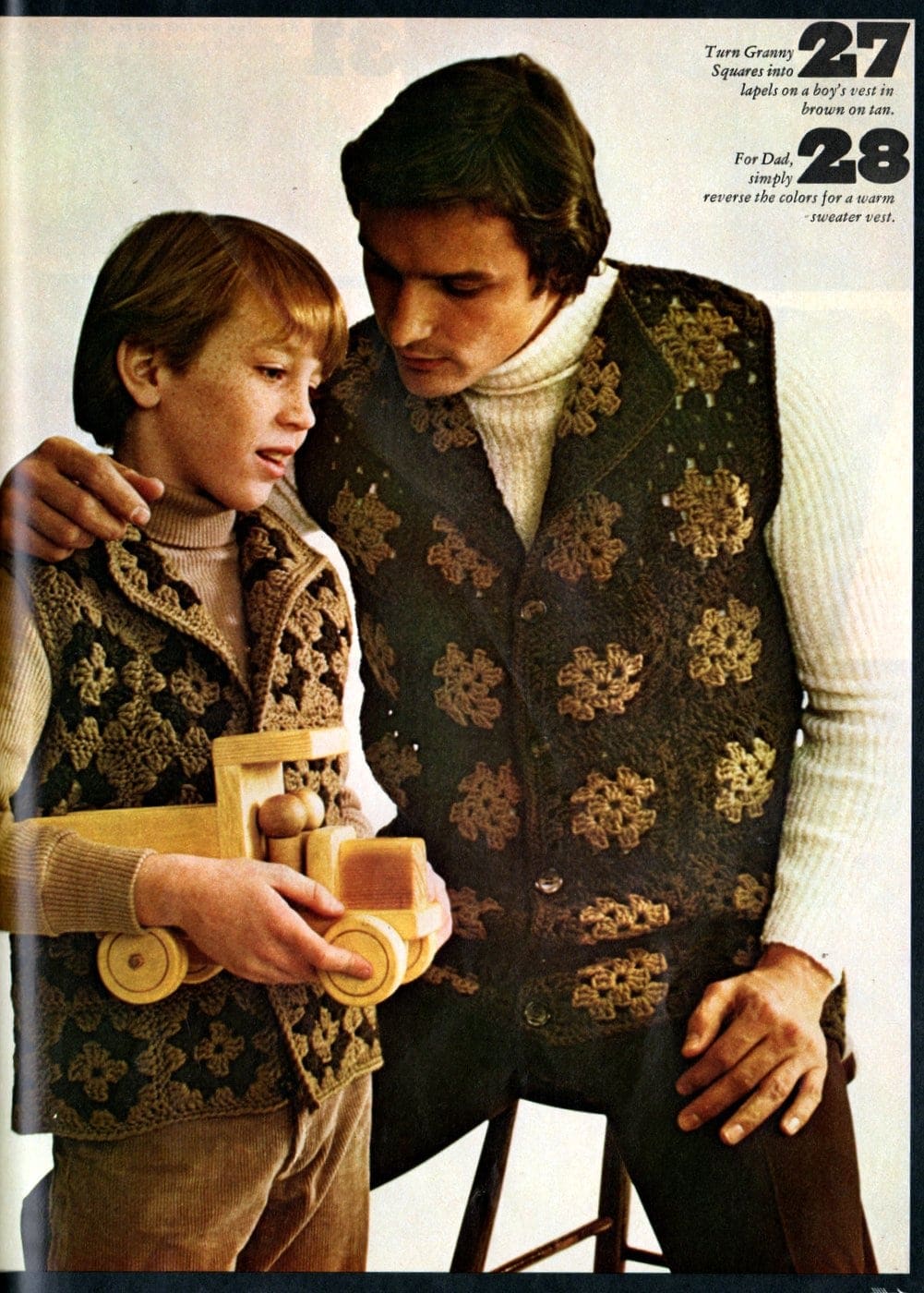 Retro projects to crochet with granny squares 1970s (1)