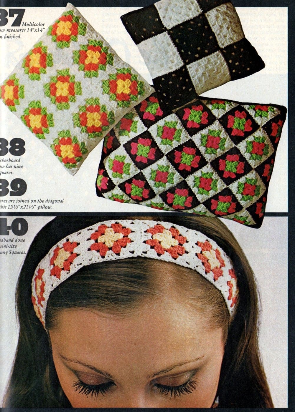 Retro projects to crochet with granny squares 1970s (2)