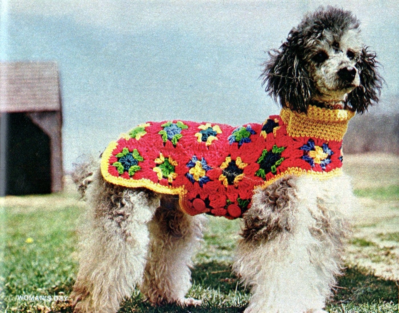 Retro-style Granny squares are easy to crochet 1974 (1)