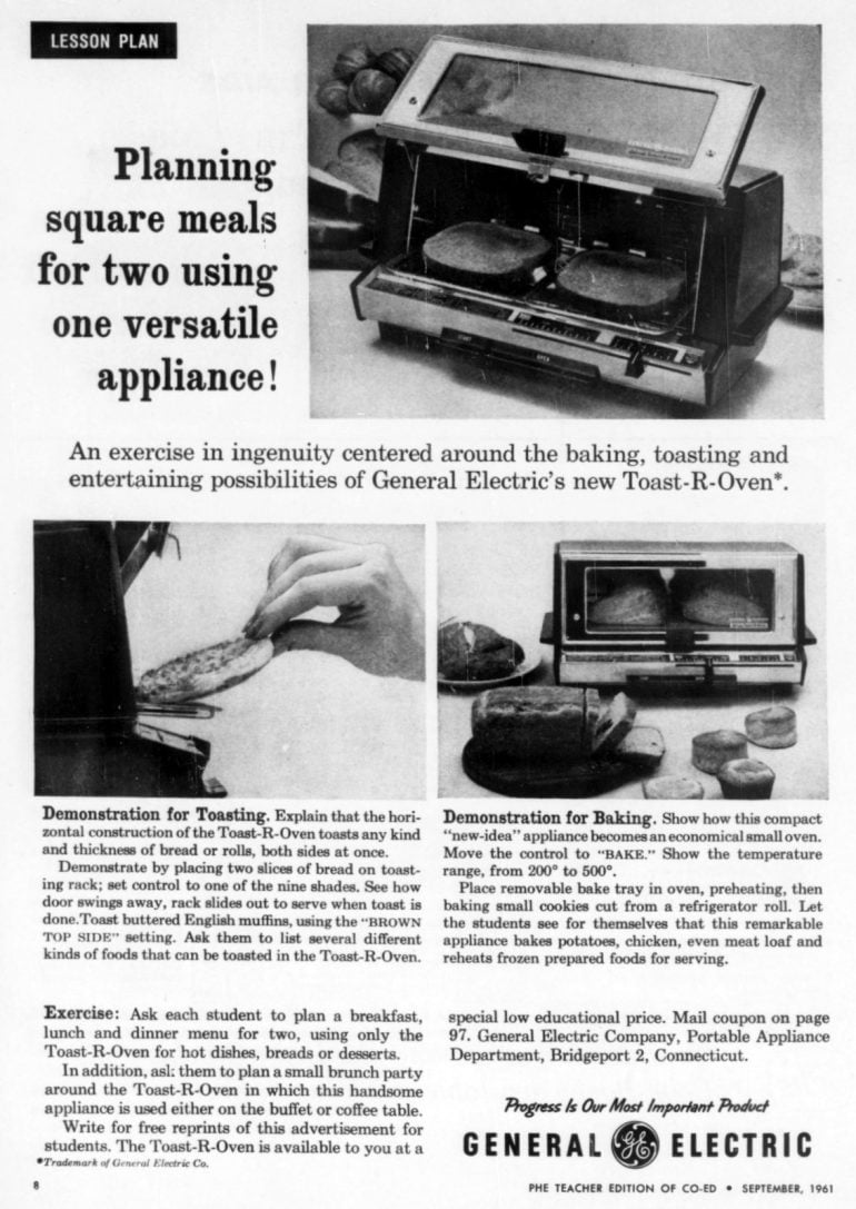 Vintage toaster ovens See how these small kitchen appliances changed