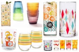 Retro-style glassware sets you can get now