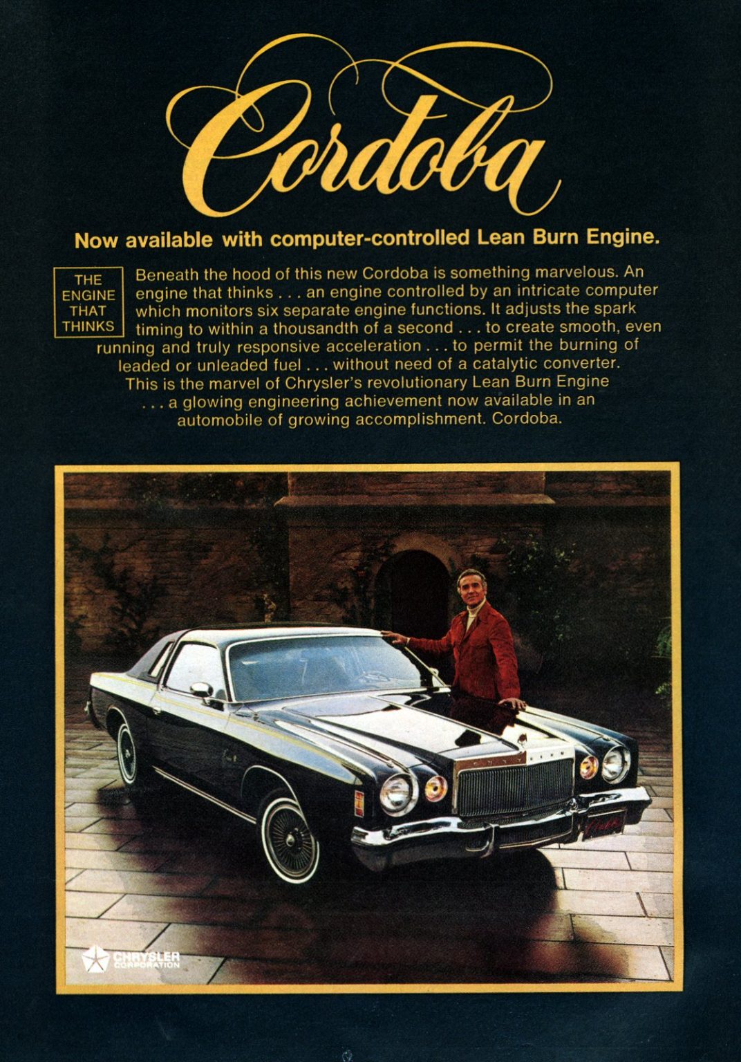See Ricardo Montalban pitching Chrysler Cordoba the car with 'soft