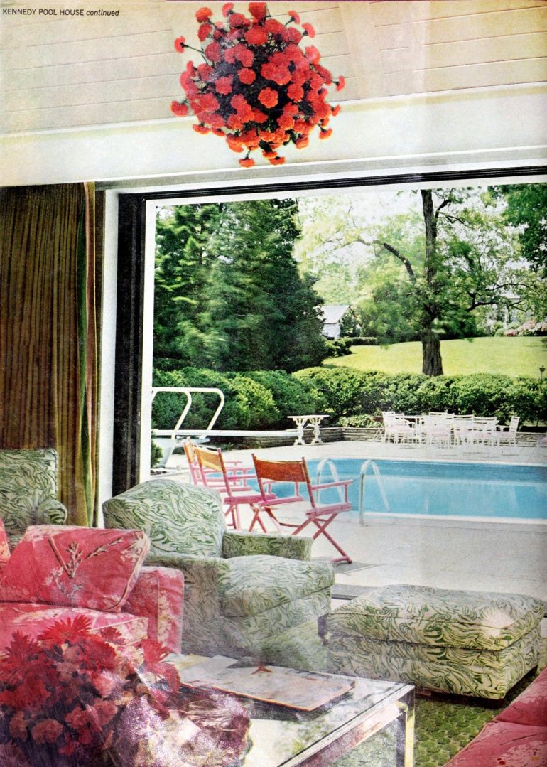 See the Kennedy family pool house at Hickory Hill, where Bobby's kids
