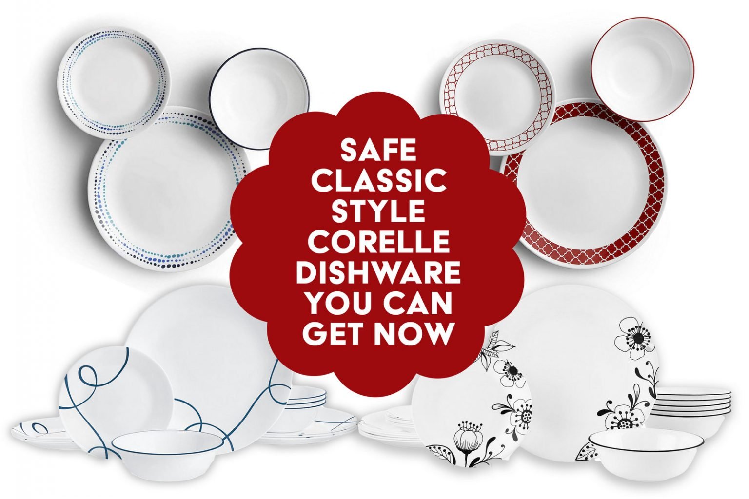 Update your old Corelle patterns with one of these 15 popular, vintage