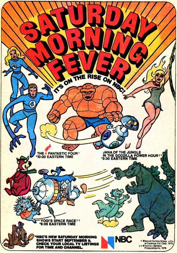 How many of these vintage Saturday morning cartoons & TV shows can you