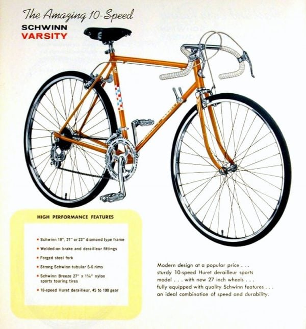 Vintage 10speed bikes from Schwinn, Murray, Raleigh & more Click