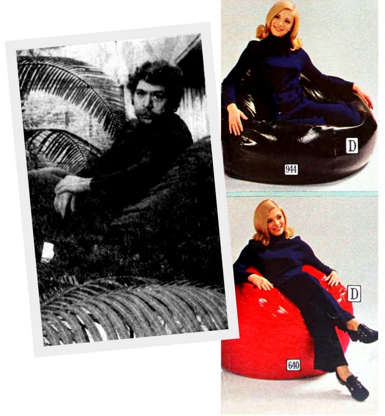 Vintage bean bags & bean bag chairs The retro 70s casual seating fad