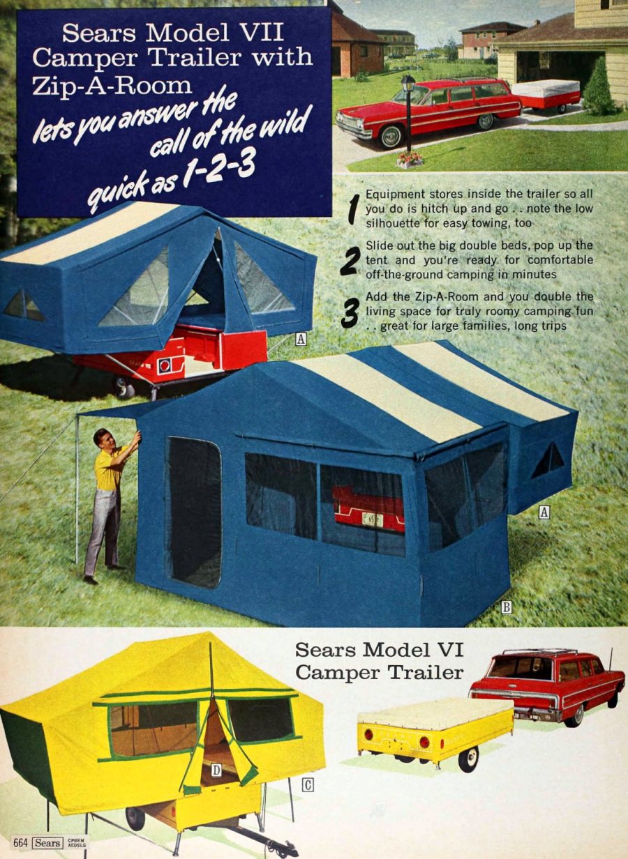 Vintage tents Camping with oldfashioned canvas to innovative spaceage tech Click Americana